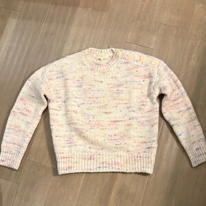 Sezane Multicolor Speckled Sweater
